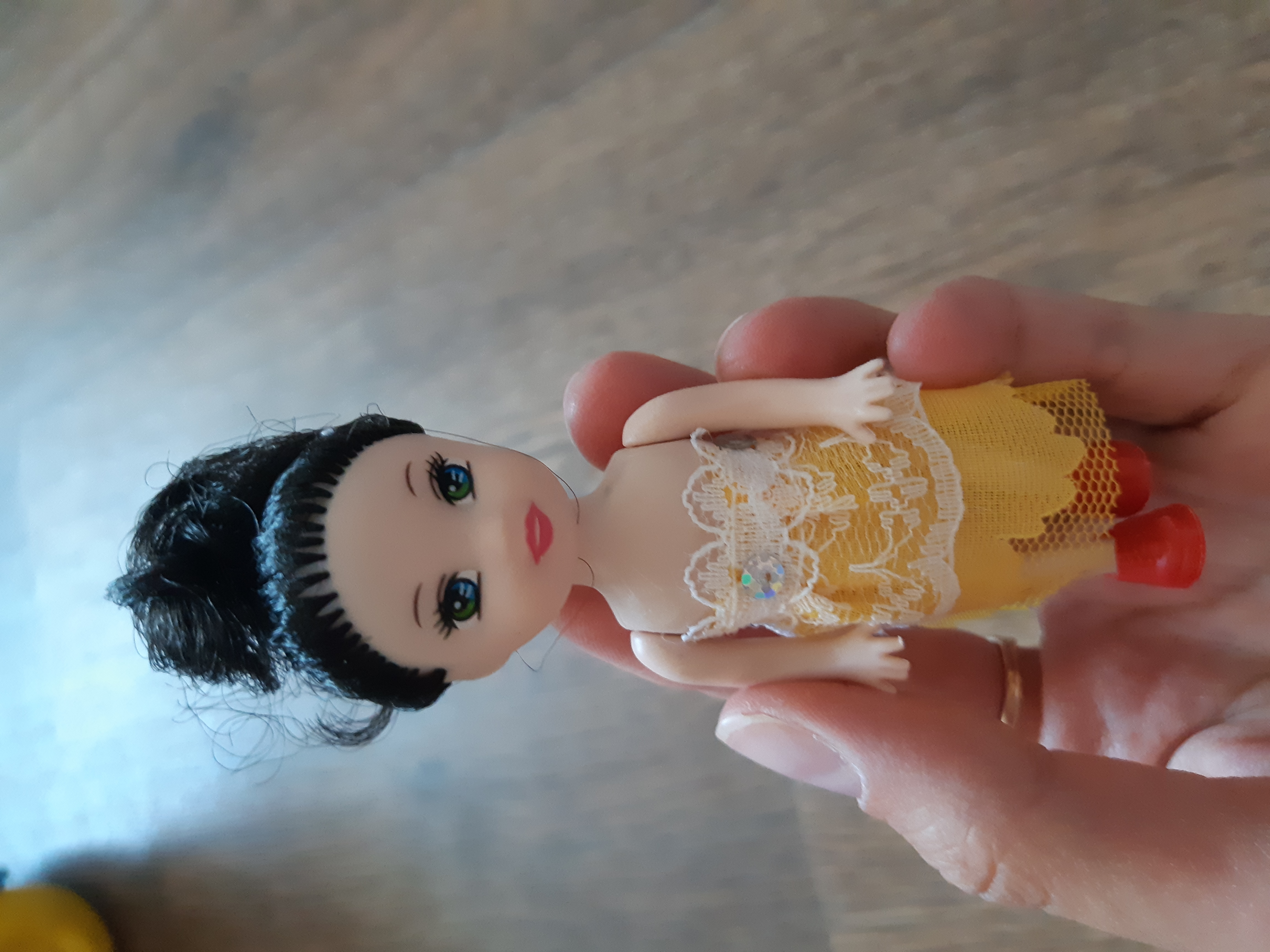 Фотография покупателя товара Кукла малышка «Рита» в платье, МИКС - Фото 3