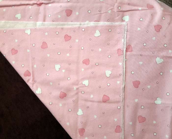 Фотография покупателя товара Пелёнка детская «Розовые сердца» 75х120 см