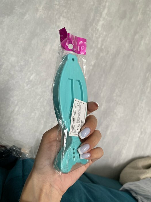 Фотография покупателя товара Термометр "Рыбка",  Luazon, детский, для воды, пластик, 15.5 см, микс