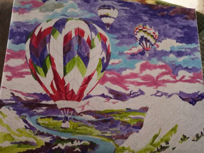 Фотография покупателя товара Картина по номерам «Полёт» 40х50 см - Фото 2