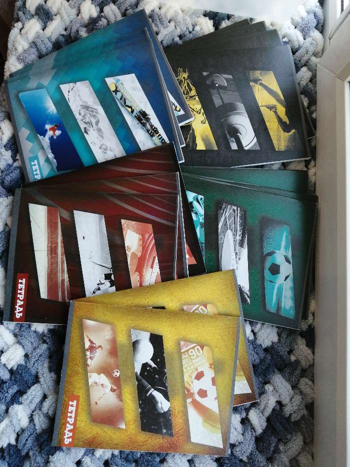 Фотография покупателя товара Тетрадь 48 листов в клетку Calligrata "Спорт", обложка мелованный картон, блок офсет, МИКС