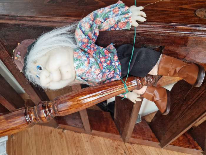 Фотография покупателя товара Сапоги с отворотами для куклы, длина подошвы: 6,5 см, цвет коричневый - Фото 2