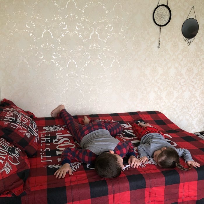Фотография покупателя товара Постельное бельё «Этель» 2 сп Ламберджек 175х215 см, 200х220 см, 50х70 см - 2 шт, бязь - Фото 3