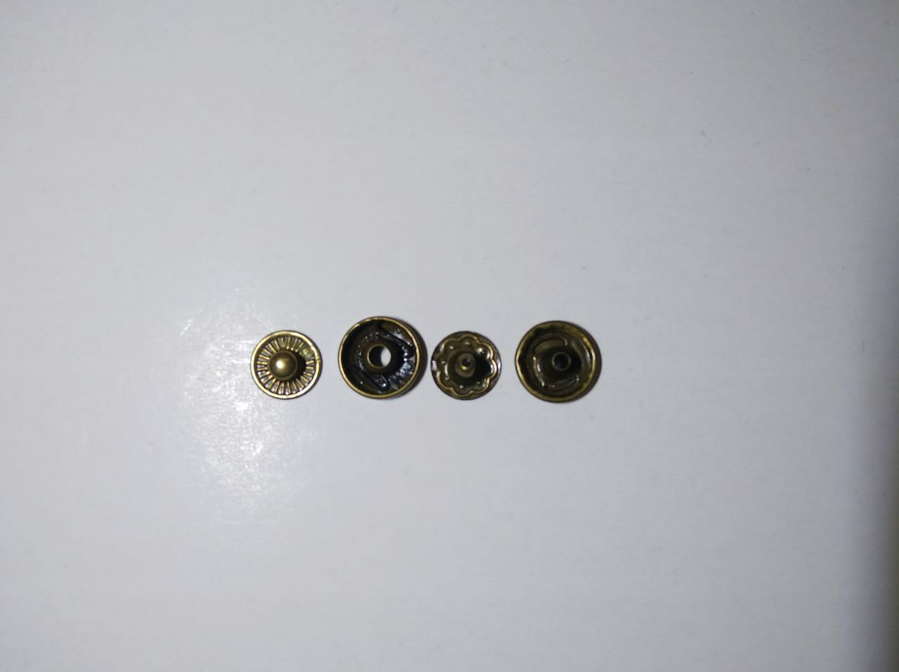 Фотография покупателя товара Кнопка установочная, Альфа (S-образная), железная, d = 10 мм, цвет чёрный никель - Фото 2