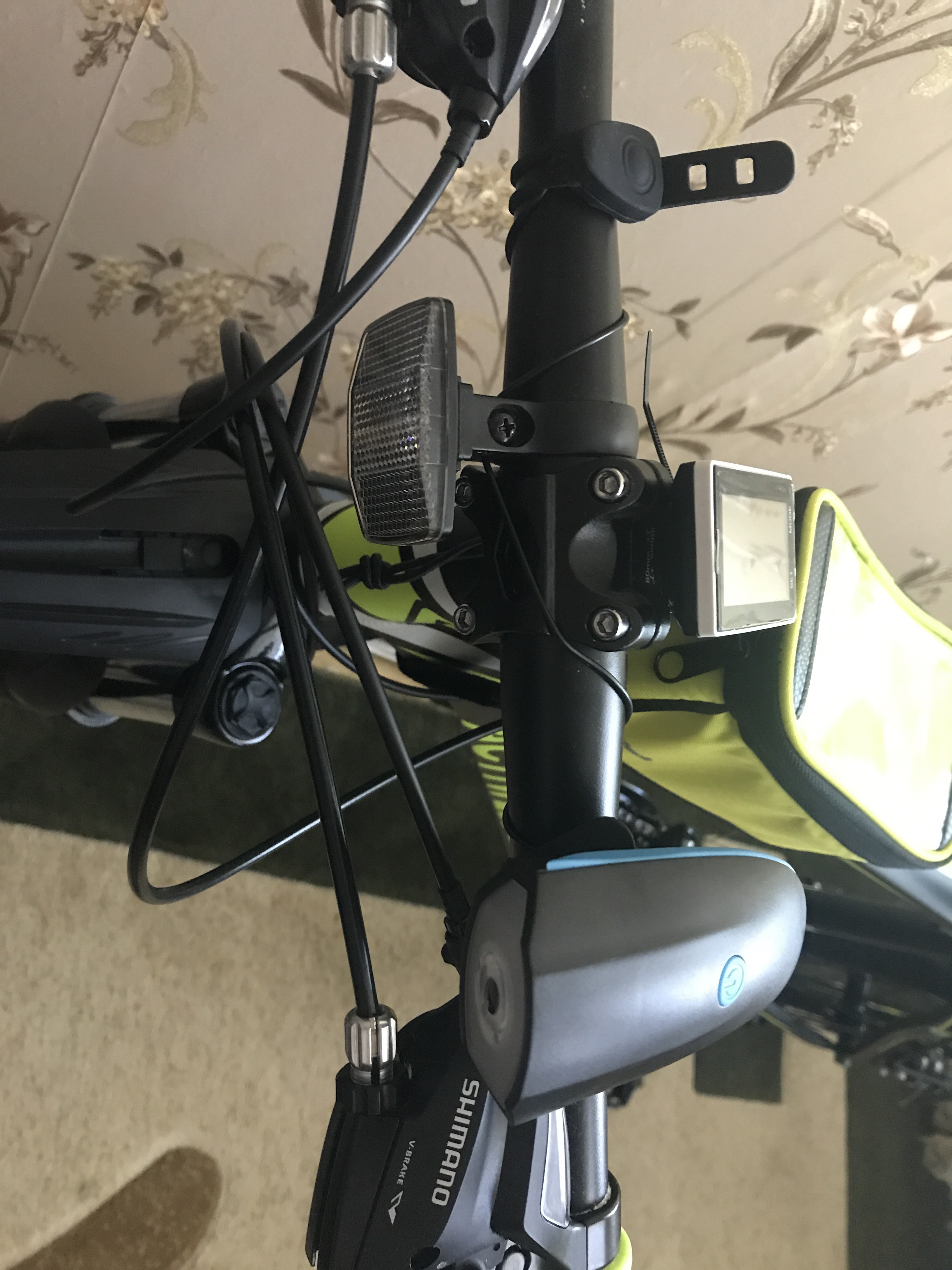 Фотография покупателя товара Фонарь велосипедный передний аккумуляторный "Мастер К", водонепроницаемый, с сигналом