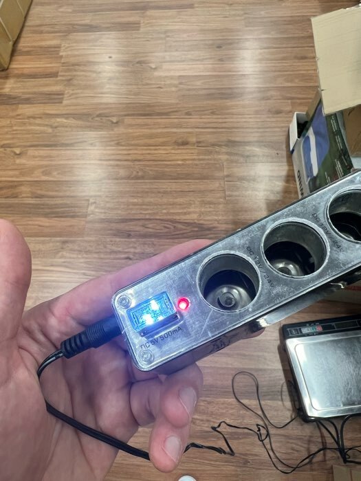 Фотография покупателя товара Подсветка в салон автомобиля, USB, синий - Фото 1