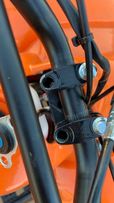 Фотография покупателя товара Квадроцикл детский бензиновый MOTAX ATV Х-16 Мини-Гризли, оранжевый, механический стартер - Фото 3