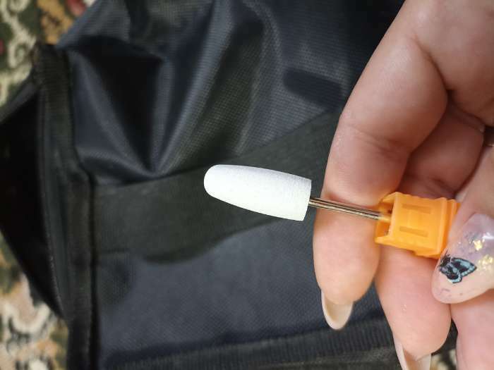 Фотография покупателя товара Фреза силиконовая для полировки, средняя, 10×24 мм, в пластиковом футляре, зелёная - Фото 4