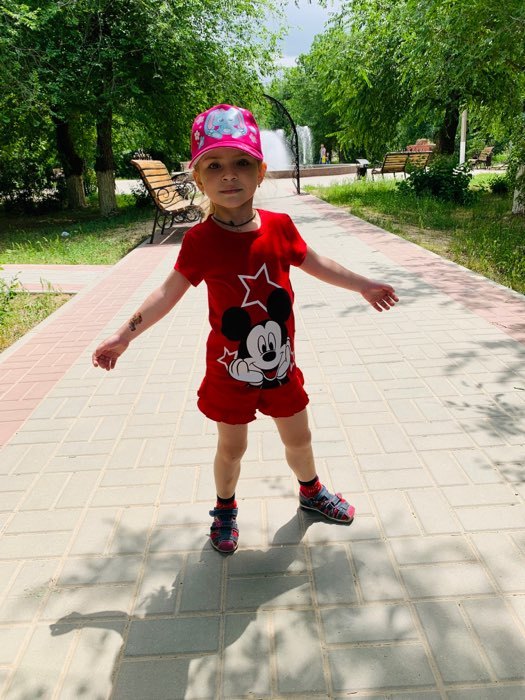 Фотография покупателя товара Футболка детская Disney "Микки Маус", рост 110-116 (32), красный - Фото 1