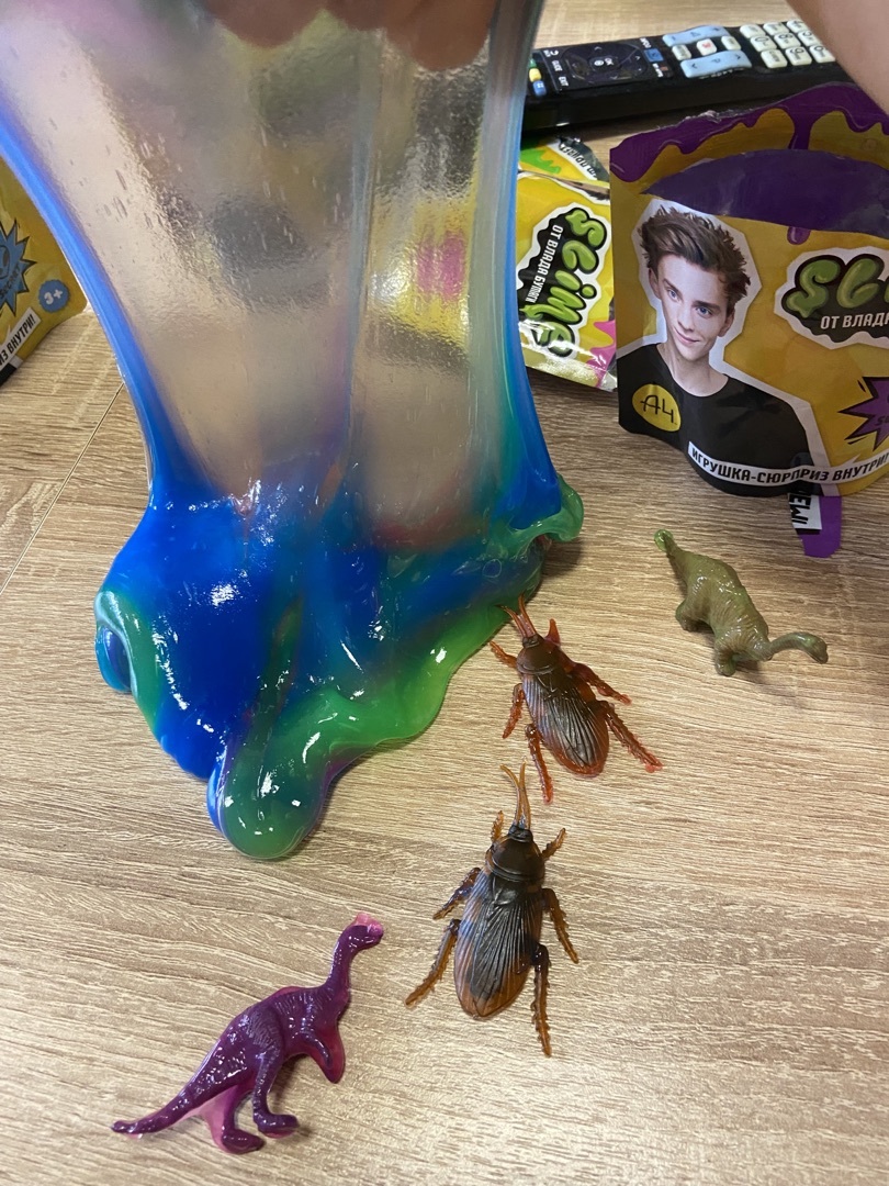 Фотография покупателя товара Игрушка для детей ТМ Slime, фиолетовый, 80 г, Влад А4 - Фото 1