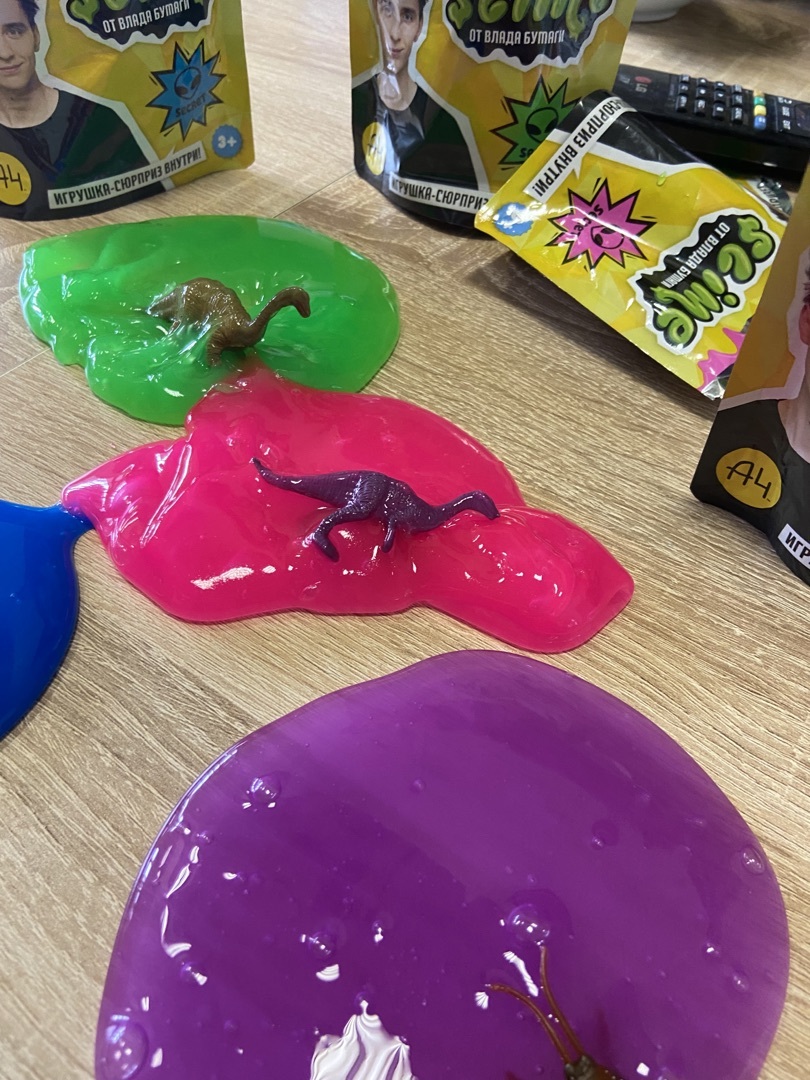 Фотография покупателя товара Игрушка для детей ТМ Slime, фиолетовый, 80 г, Влад А4 - Фото 2