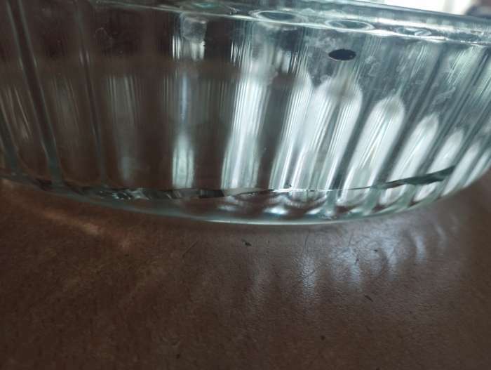 Фотография покупателя товара Форма для запекания и выпечки из жаропрочного стекла круглая Доляна, 2 л - Фото 5