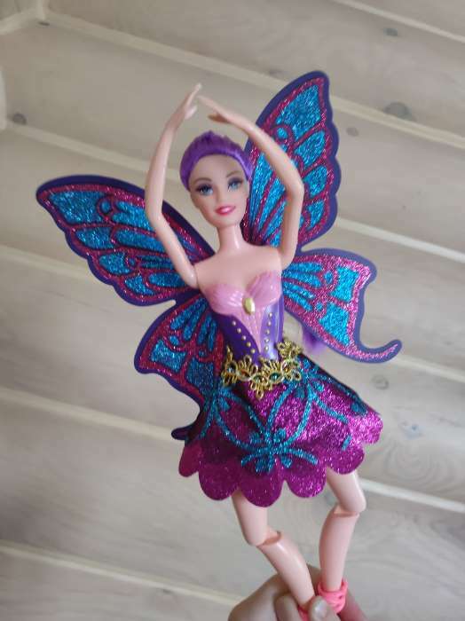 Фотография покупателя товара Кукла сказочная «Бабочка-балерина» с аксессуарами - Фото 1