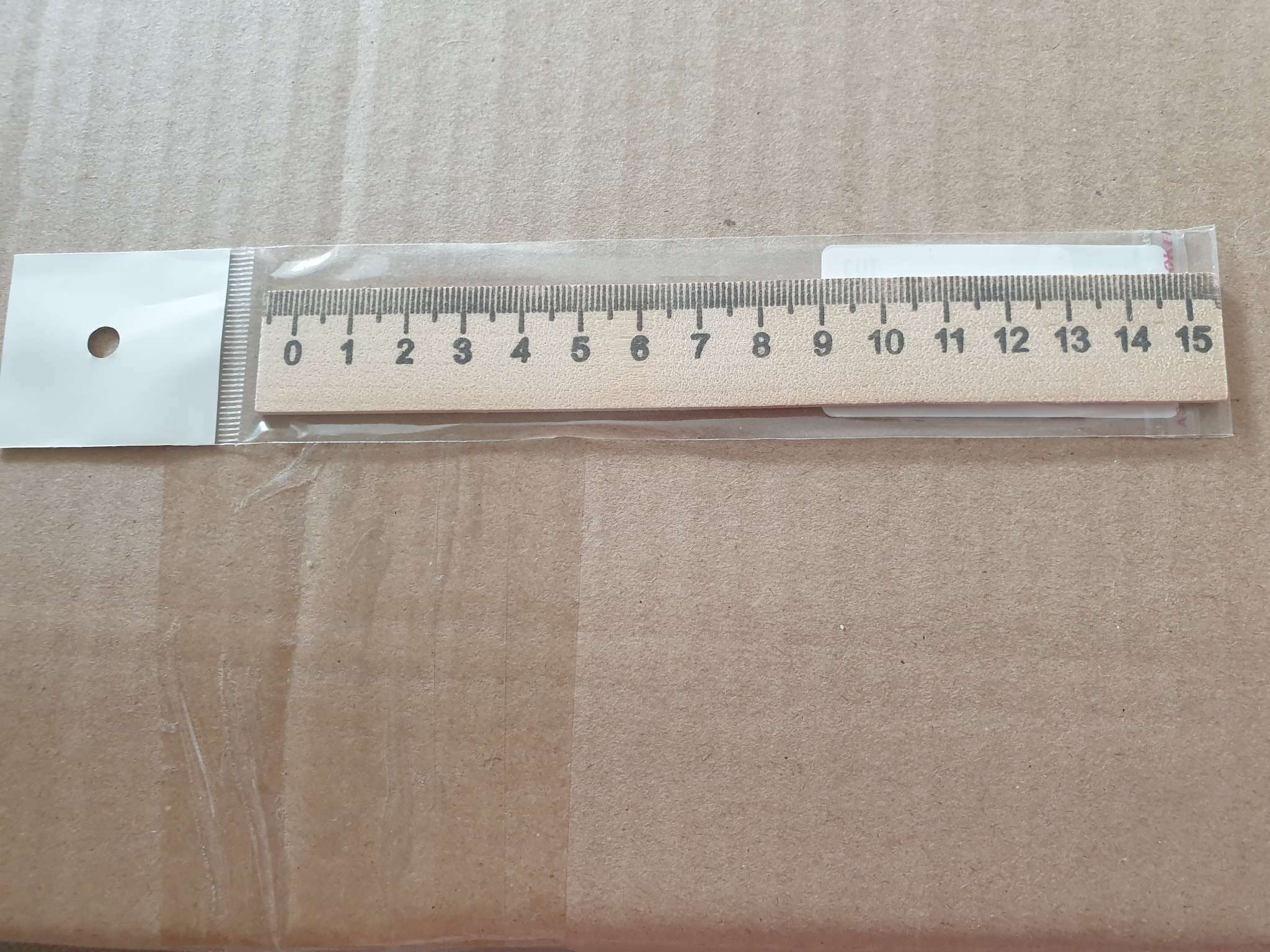 Фотография покупателя товара Линейка деревянная 15 см, Calligrata (штрих-код), Россия - Фото 1