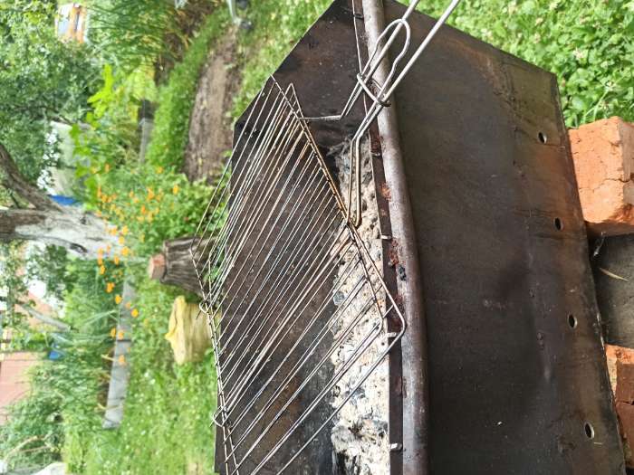 Фотография покупателя товара Решётка гриль для мяса Maclay, 34×28.6 см, нержавеющая сталь - Фото 1