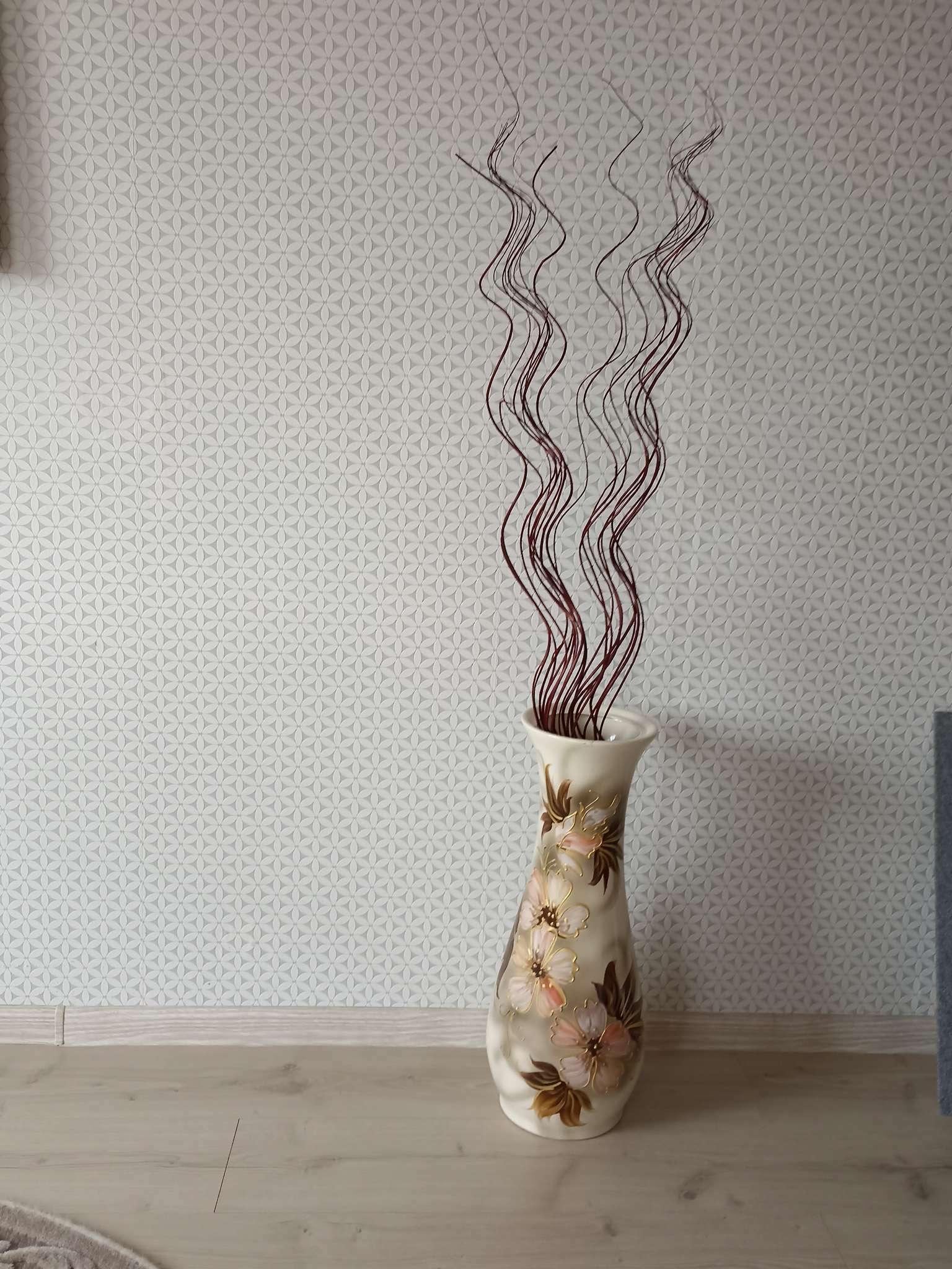 Фотография покупателя товара Декор ветка «Лоза изгиб», h=150 см, набор 20 шт., МИКС - Фото 1