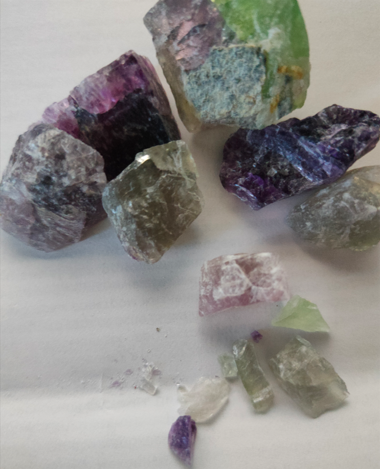 Фотография покупателя товара Набор для творчества "Флюорит", кристаллы, фракция 2-3 см, 100 г - Фото 4