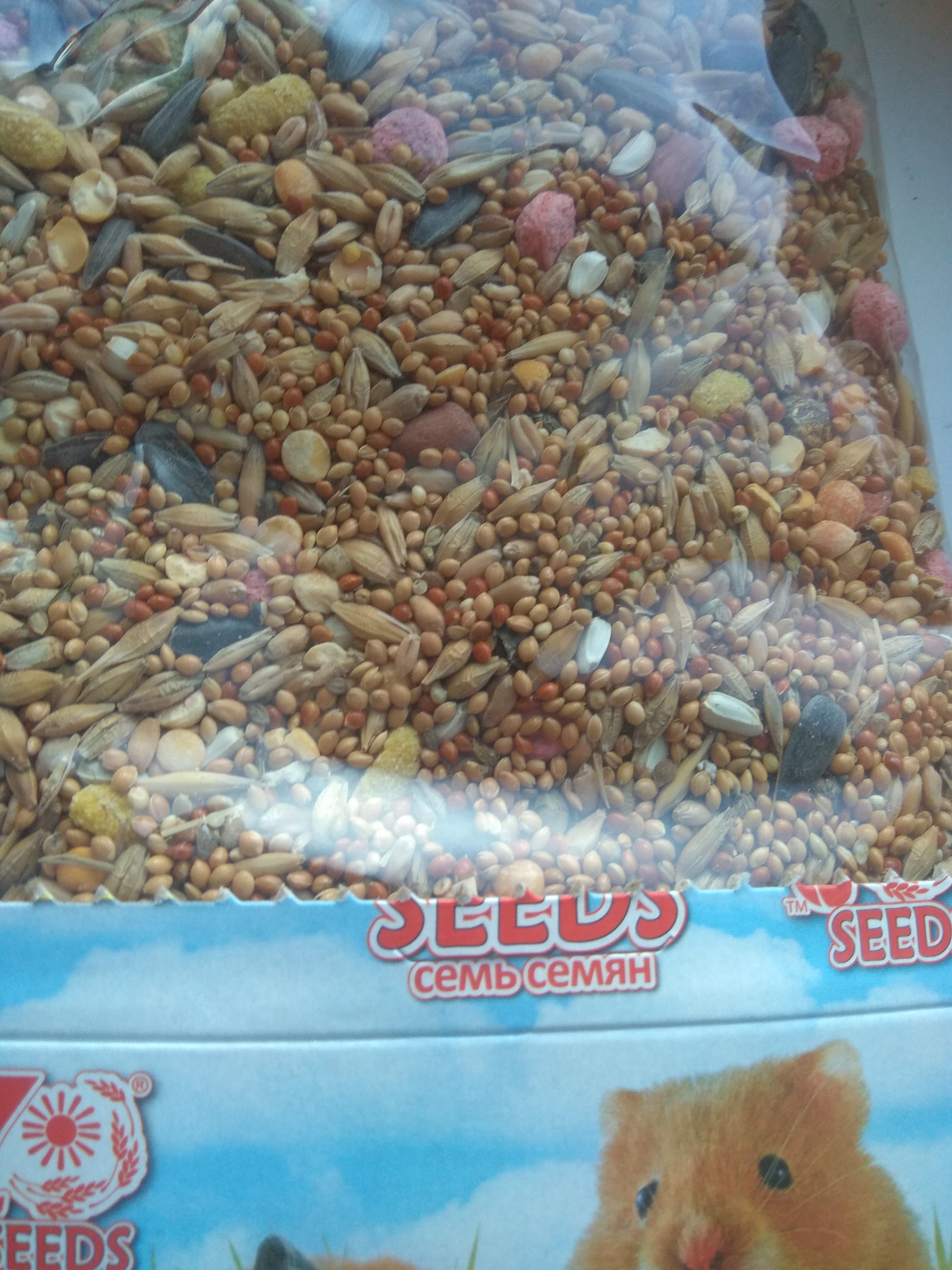 Фотография покупателя товара Корм SEVEN SEEDS SPECIAL для хомяков, с орехом, 400 г - Фото 2