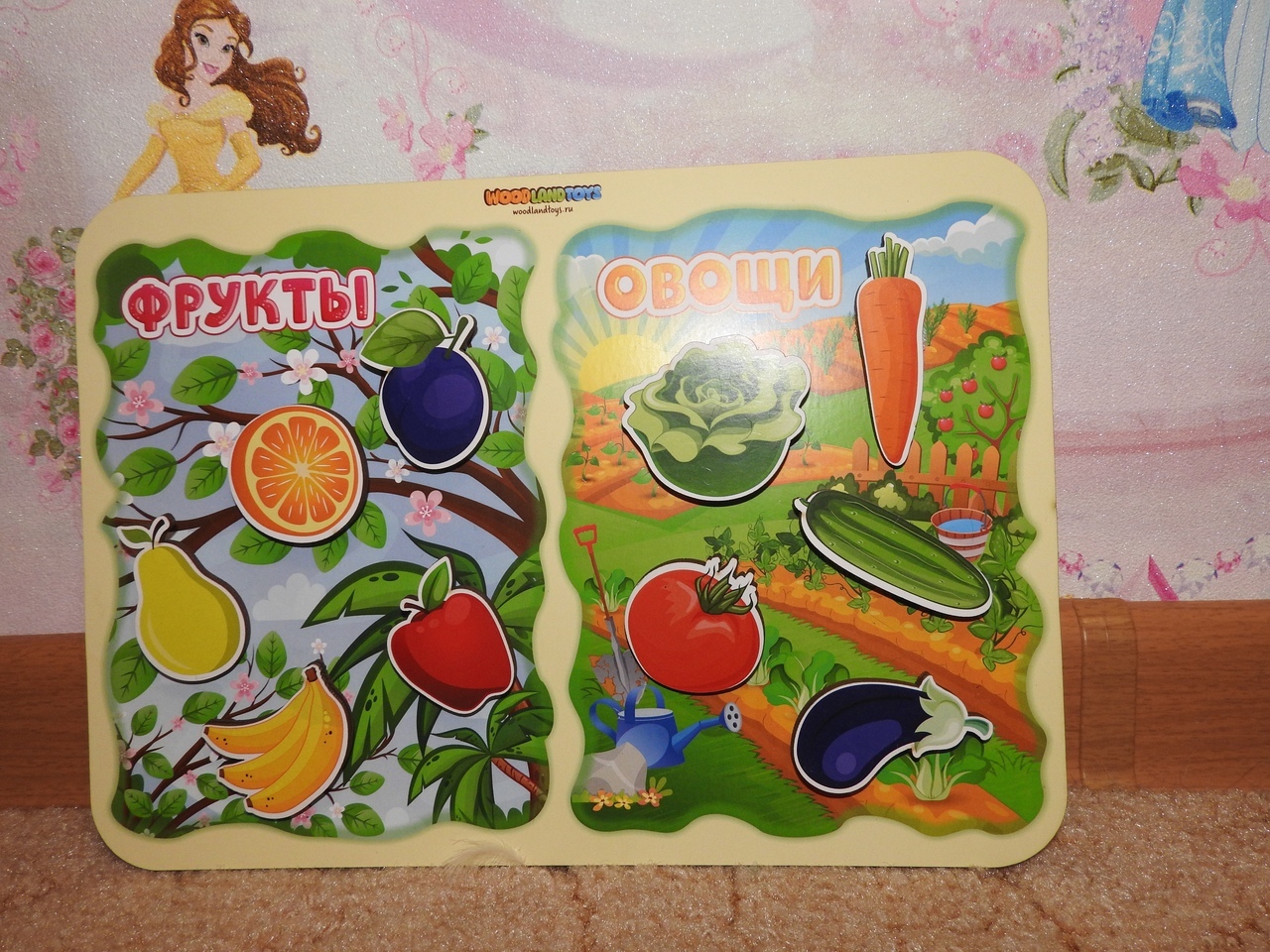 Фотография покупателя товара Сортер «Какая разница? Фрукты-овощи», на липучках - Фото 4