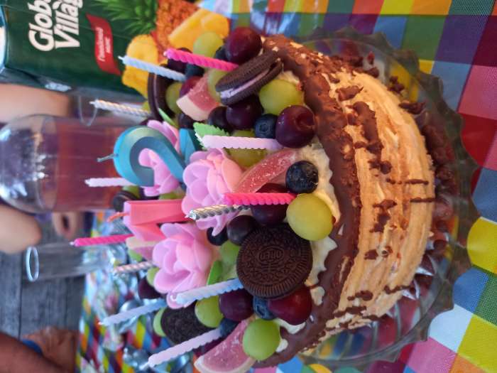 Фотография покупателя товара Набор свечей для торта "С Днем Рождения", 12 штук, Холодное сердце - Фото 1