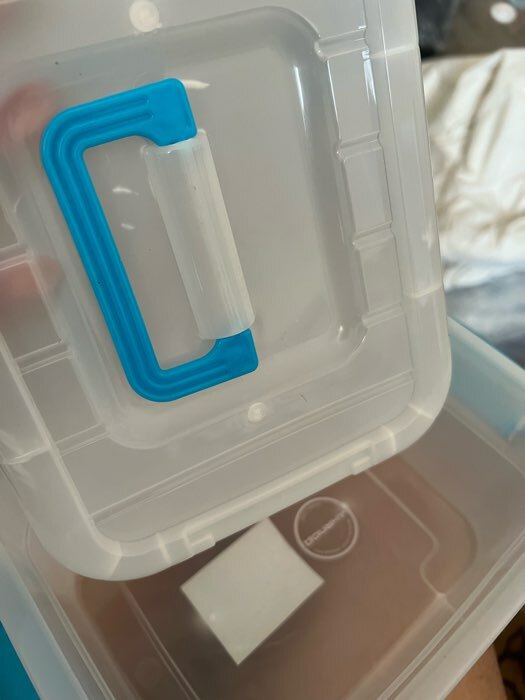 Фотография покупателя товара Контейнер для хранения пластиковый «Дипломат», 20,5×15×9,5 см, крышка с ручкой на защёлке, цвет МИКС - Фото 3
