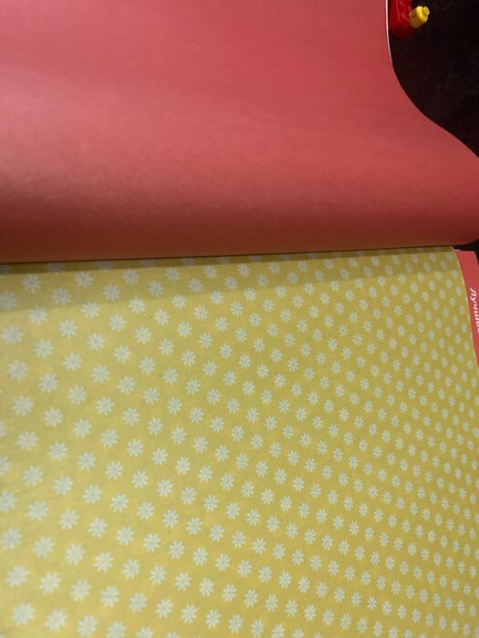 Фотография покупателя товара Бумага цветная двусторонняя с рисунком А4, 16 листов, 8 цветов "Веселые листочки", 50 г/м2