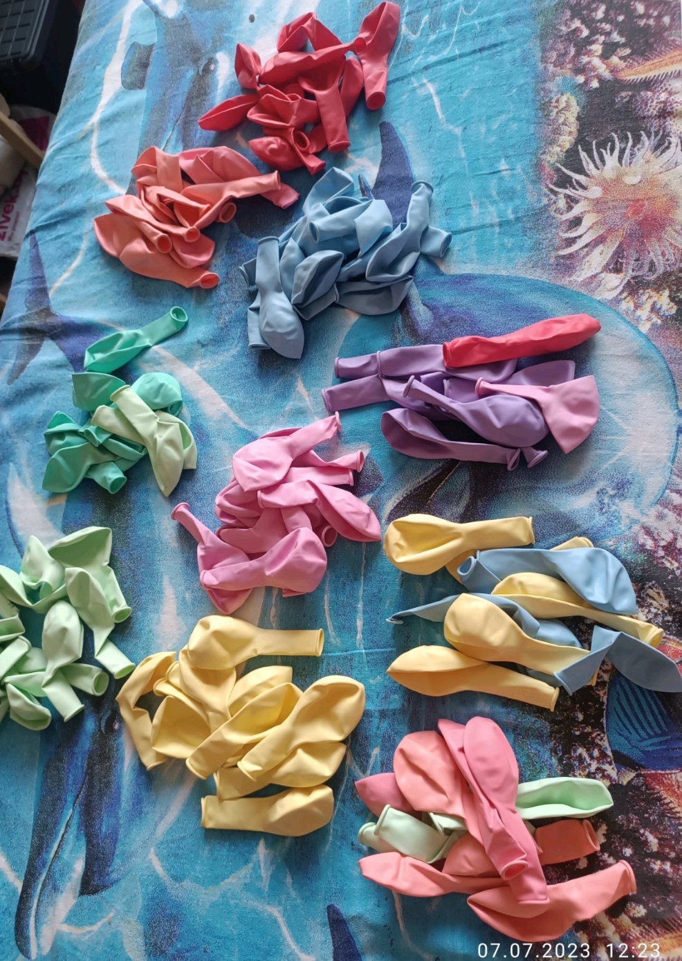 Фотография покупателя товара Шары воздушные латексные 10", макарун, набор 100 шт., МИКС - Фото 13