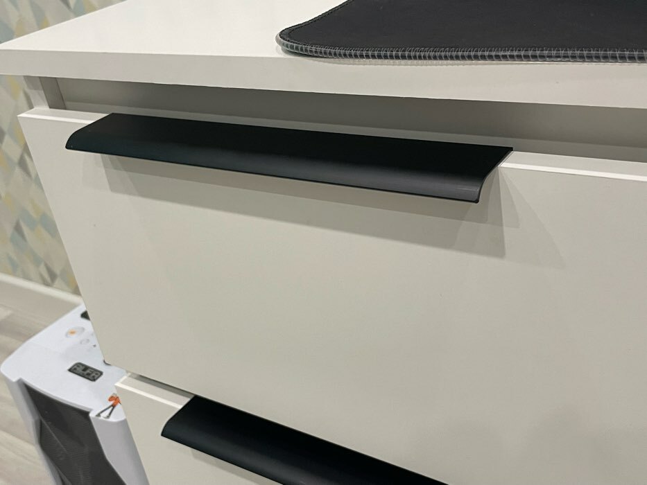 Фотография покупателя товара Ручка торцевая CAPPIO RT002BL, L=150 мм, м/о 128 мм, цвет черный - Фото 15