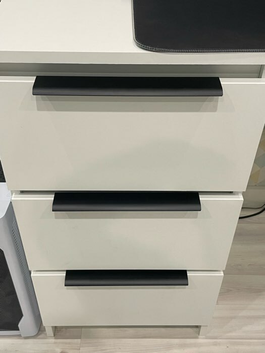 Фотография покупателя товара Ручка торцевая CAPPIO RT002BL, L=150 мм, м/о 128 мм, цвет черный - Фото 17