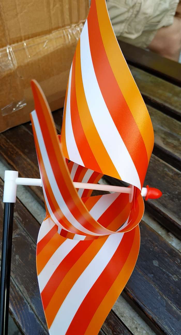 Фотография покупателя товара Ветерок «Полосатик», цвет синий - Фото 2