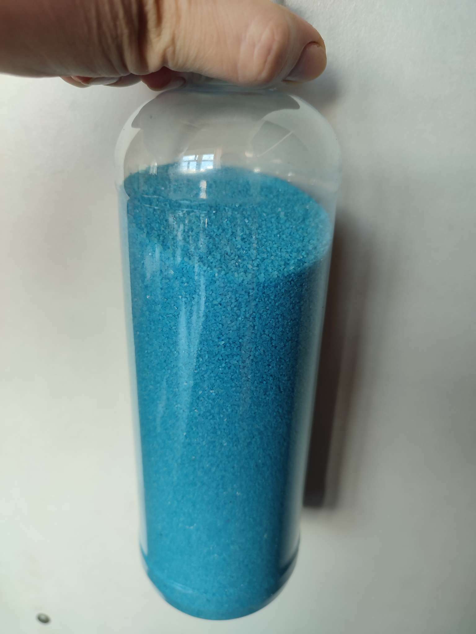 Фотография покупателя товара Песок цветной "Голубой" 1000±50гр - Фото 1