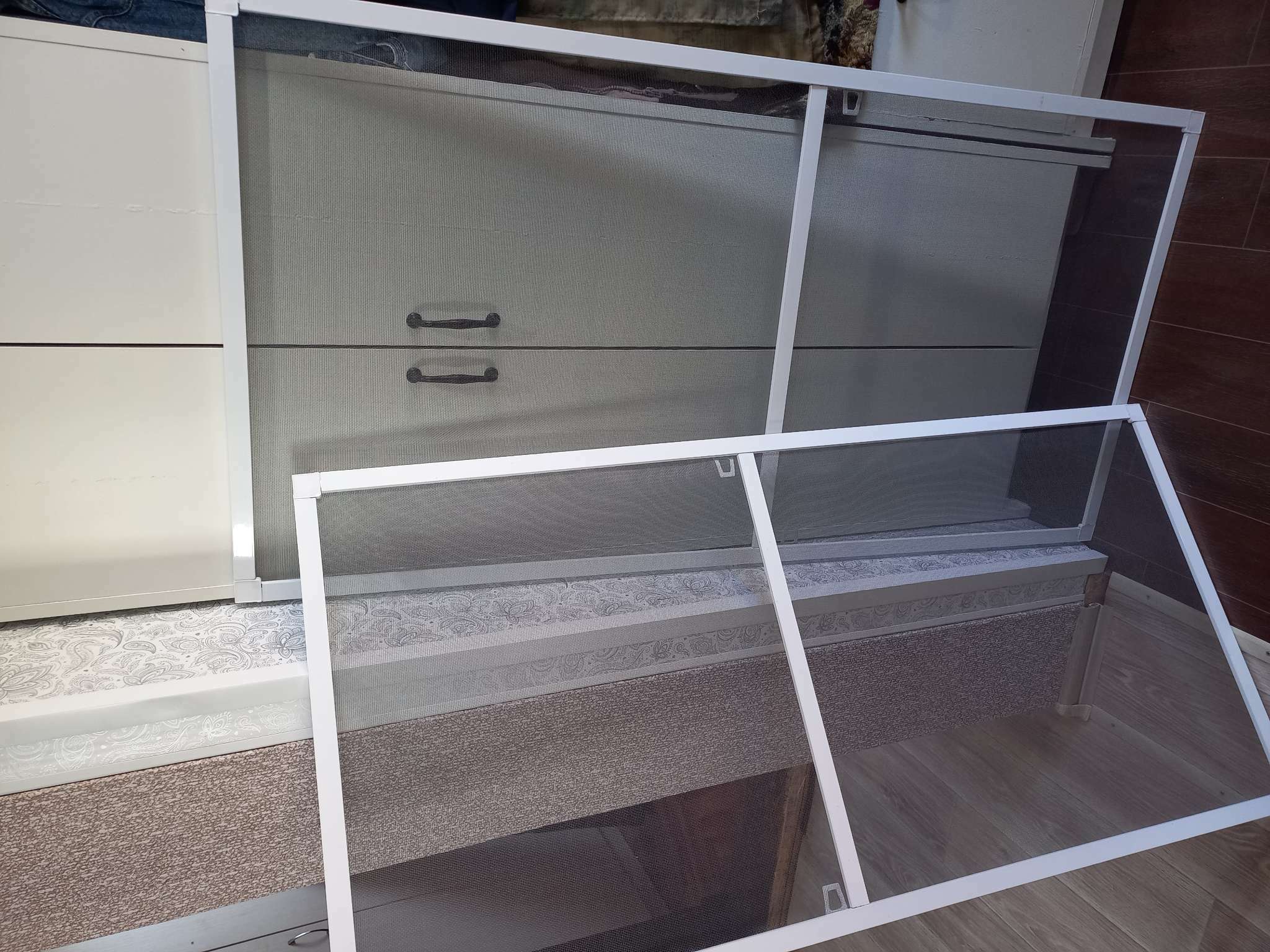 Фотография покупателя товара Москитная сетка на окна ТУНДРА для самостоят. сборки, до 2 м, сетка 2х1.4 м, профиль 3х2м