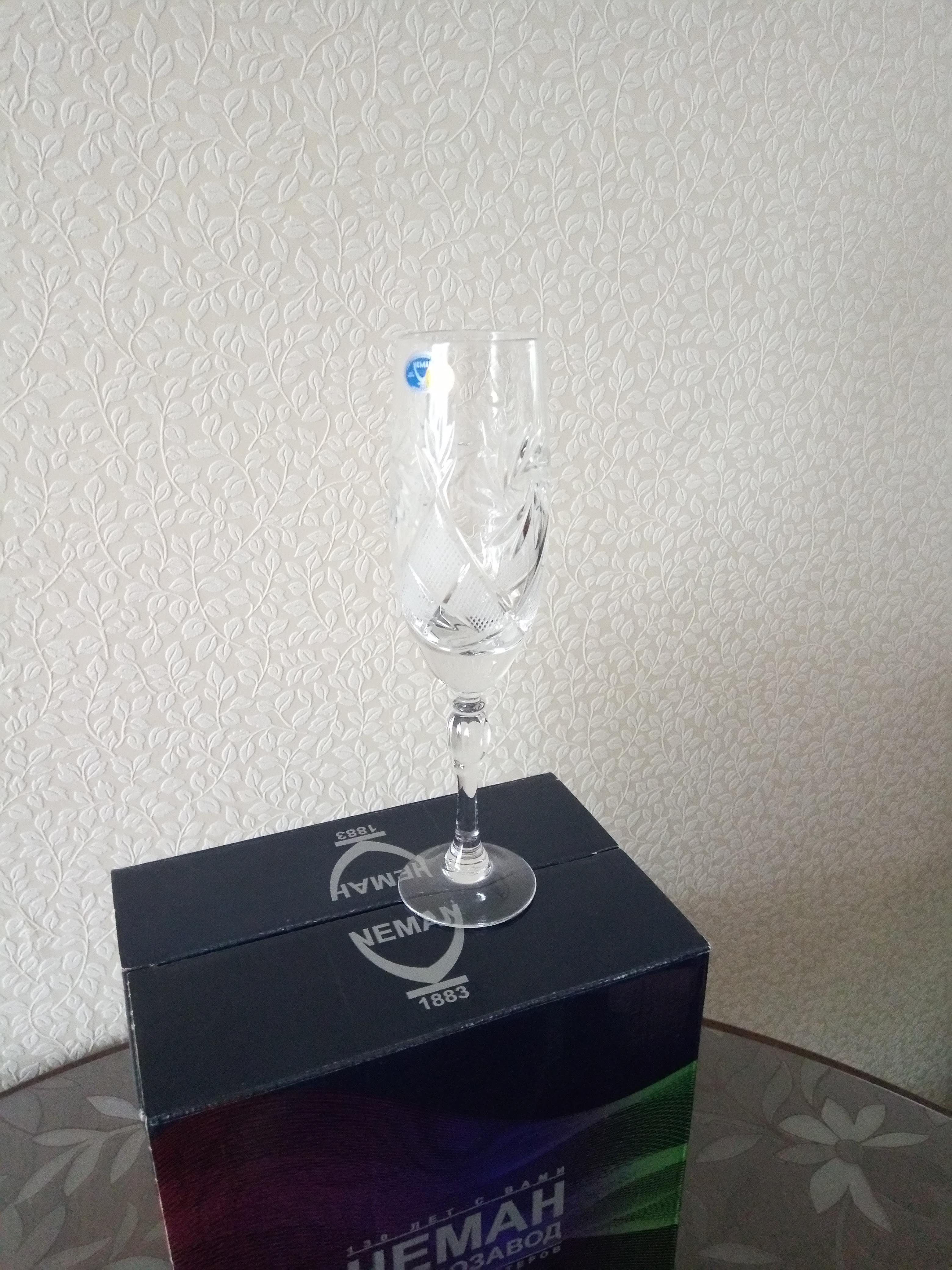 Фотография покупателя товара Набор фужеров хрустальных для шампанского «Мельница», 170 мл, 6 шт