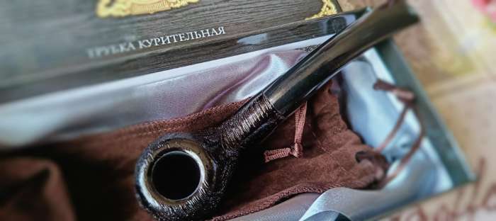 Фотография покупателя товара Курительная трубка для табака "Командор Премиум", классическая, длина 15 см, d-1.7 см - Фото 6