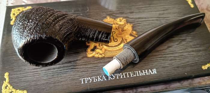Фотография покупателя товара Курительная трубка для табака "Командор Премиум", классическая, длина 15 см, d-1.7 см - Фото 1