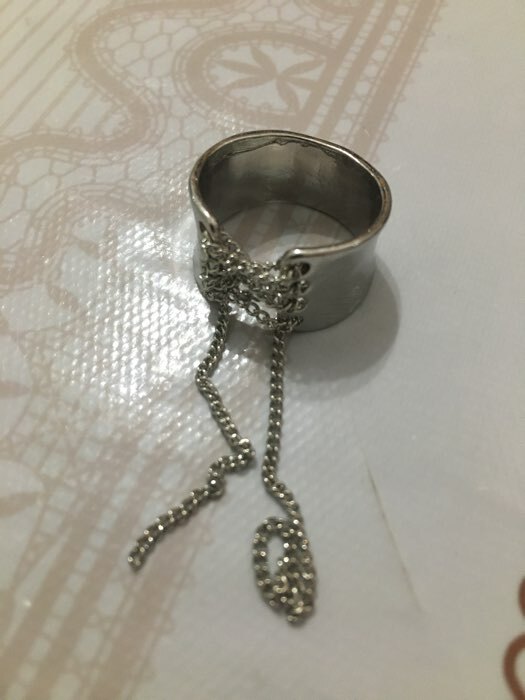 Фотография покупателя товара Кольцо «Корсет» со шнуровкой, цвет серебро, безразмерное - Фото 4