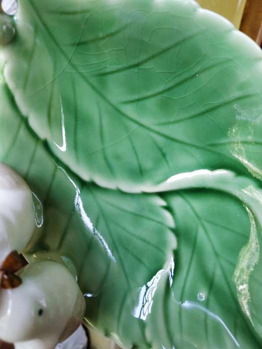 Фотография покупателя товара Блюдо керамическое «Птички на листочке», 19×13×4 см, цвет зелёный - Фото 7