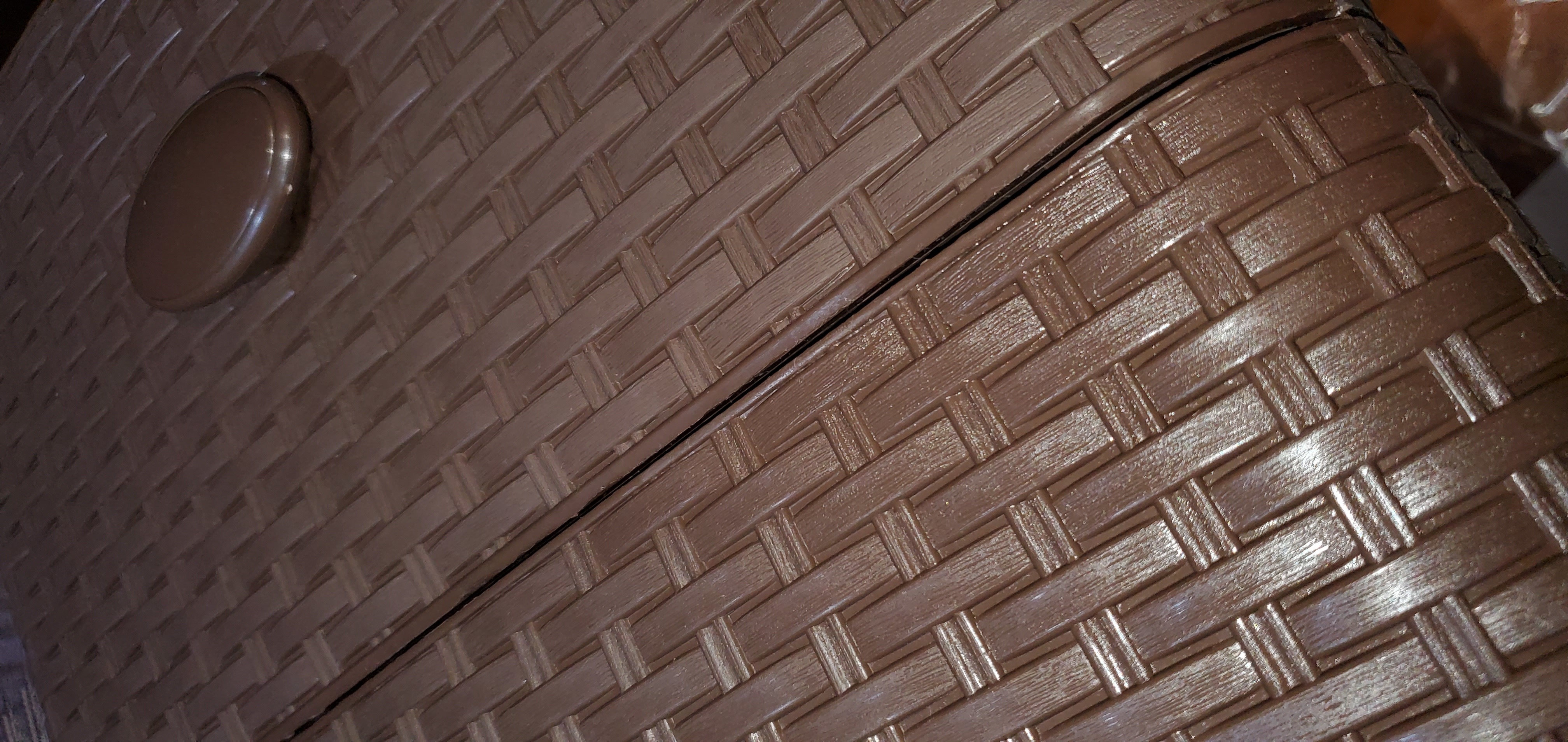 Фотография покупателя товара Комод 4-х секционный «Плетёнка», цвет коричневый - Фото 1