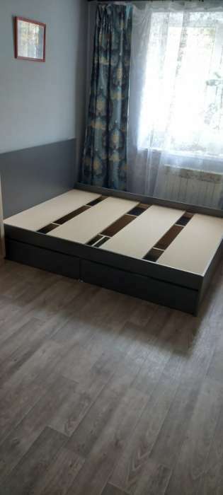 Фотография покупателя товара Кровать 900 с ящиками и основанием Мадера, с/м 900х2000, Белый - Фото 7