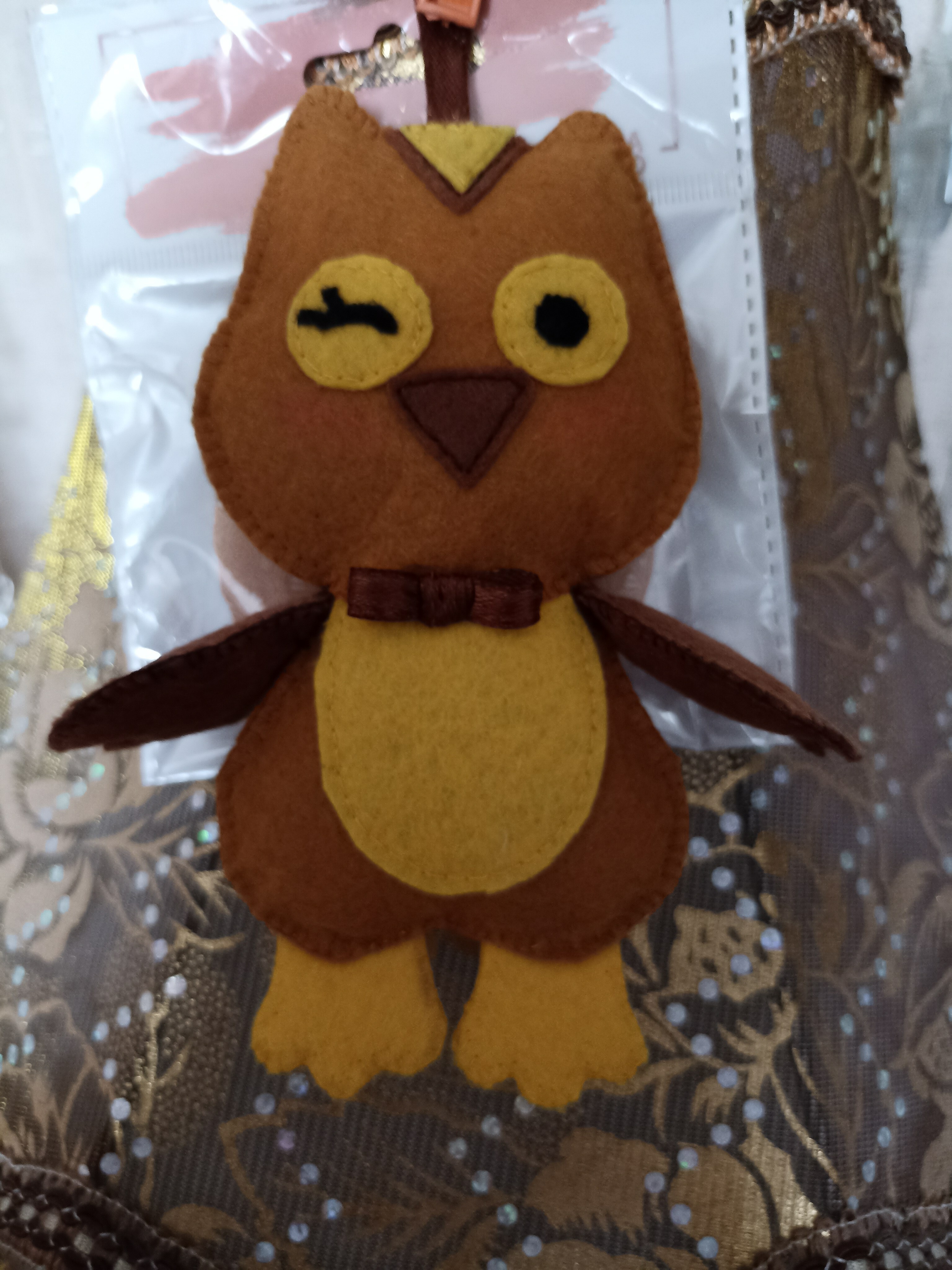 Фотография покупателя товара Набор для создания игрушки из фетра «‎Мудрая сова»‎