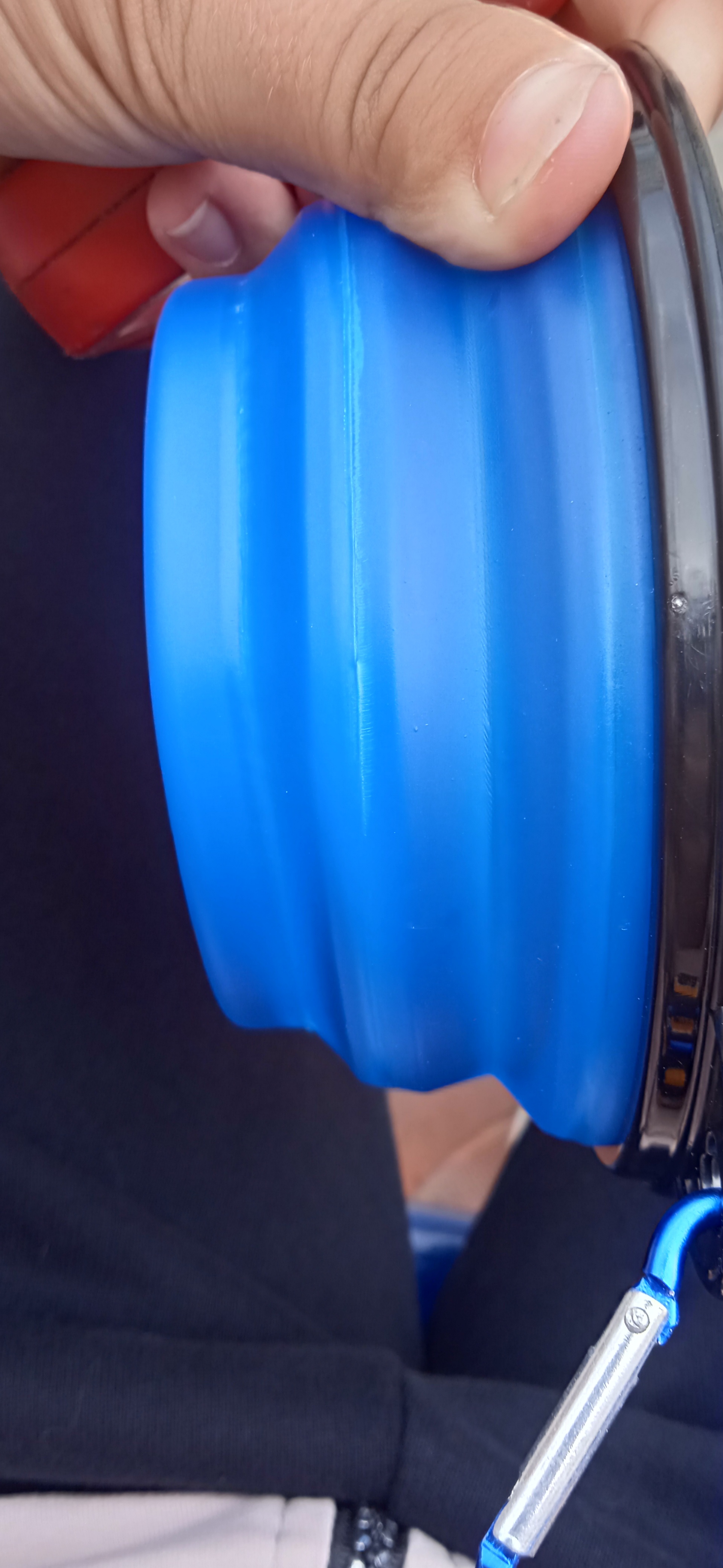 Фотография покупателя товара Миска силиконовая «PIT-STOP», 350 мл, синяя, 12.8 х 4.5 см - Фото 1