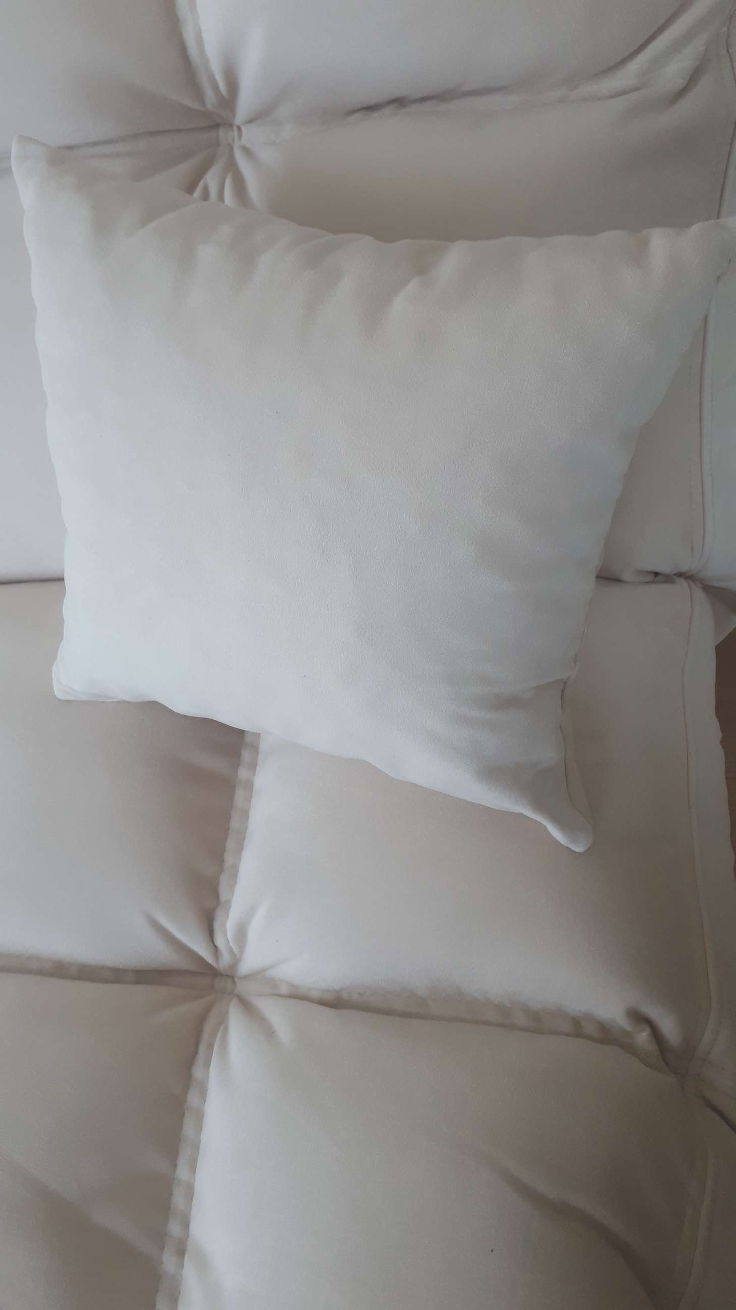 Фотография покупателя товара Прямой диван «Финка», механизм книжка, велюр, цвет селфи 01 / подушки селфи 10 - Фото 4