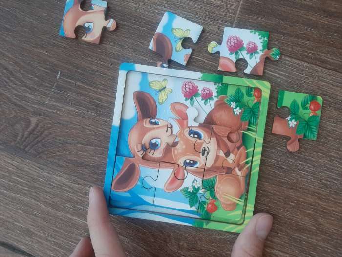 Фотография покупателя товара Пазл «Котёнок», 9 деталей - Фото 1