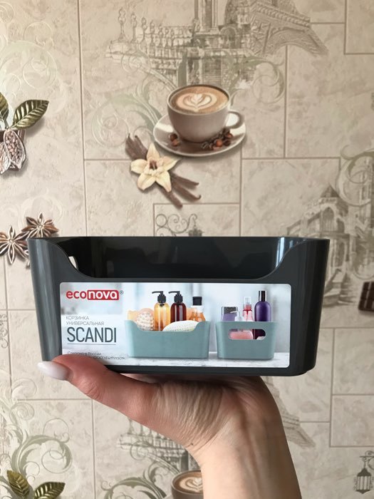 Фотография покупателя товара Корзина для хранения Scandi, 1,2 л, 17×12×7,5 см, цвет МИКС