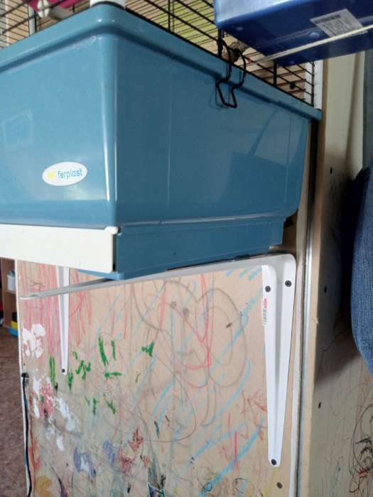 Фотография покупателя товара Кронштейн, 350×300×1 мм, белый, 1 шт. - Фото 2