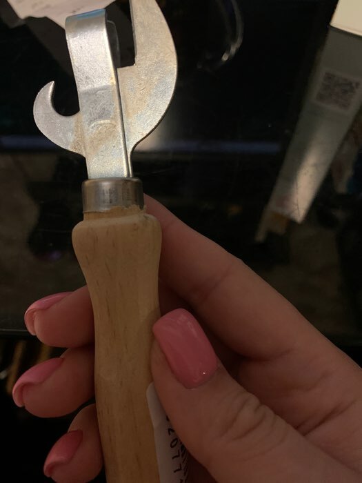 Фотография покупателя товара Нож консервный с деревянной ручкой