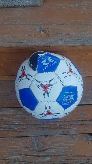 Фотография покупателя товара Мяч футбольный ONLYTOP, PVC, машинная сшивка, 32 панели, р. 5 - Фото 3