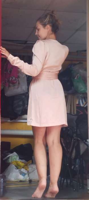 Фотография покупателя товара Платье женское MINAKU: PartyDress цвет персик, р-р 46 - Фото 2