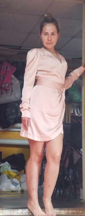 Фотография покупателя товара Платье женское MINAKU: PartyDress цвет персик, р-р 46 - Фото 1