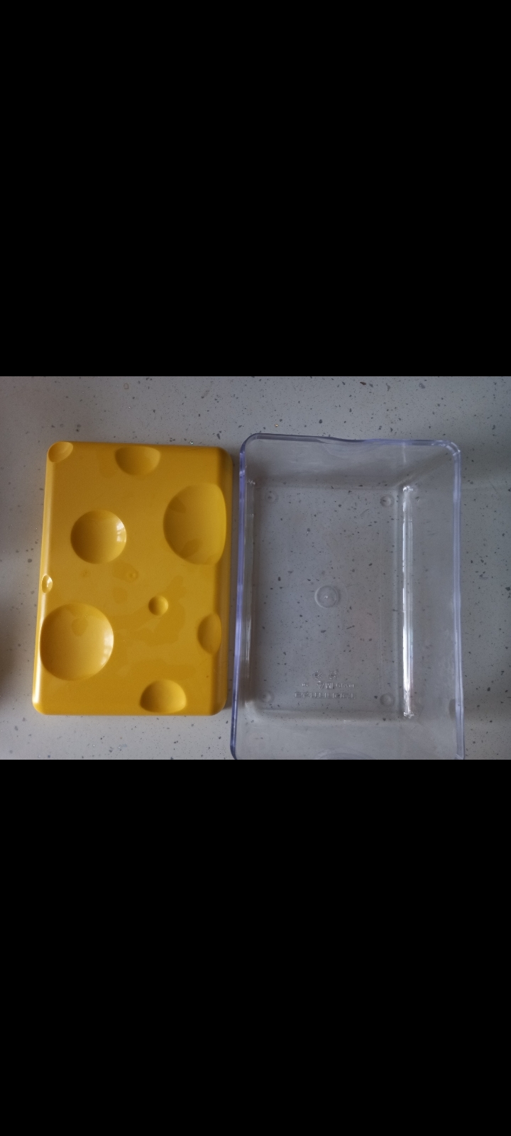 Фотография покупателя товара Контейнер для сыра, 16×11×7 см, цвет жёлтый - Фото 2
